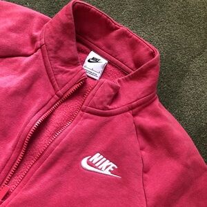 Nike crop hoodie watermelon pink